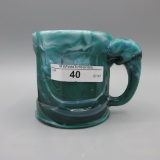 Imperial Green Slag Elephant Mug