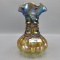 Imperial Smoke Three Row Vase. Beautiful fading with electric colors from t