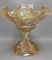 Imperial Electric Pastel Marigold Long Hobstar Fruit Bowl and Base. This ma