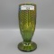 Northwood Emerald Green Corn Vase. Beautiful!
