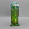 Northwood Emerald Green Grape and Cable Hat Pin Holder. Provenance: Rod Fai