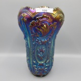 Imperial Elec Purple Scroll and Flower Panels Vase. Would be very hard to f