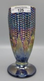 Northwood Electric Blue Corn Vase. A beautiful example, only four known to