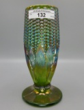 Northwood Emerald Green Corn Vase. Another incredible example.