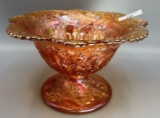 Dugan Dark Marigold Christmas Compote - A real Gem! Provenance: The Bob and