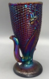Millersburg radium purple Butterfly & Corn vase. Only one known. This is an