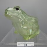 Flint Glass Co. Frog Candy Continer - Ice Green