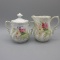 Early Years hand painted floral cream sugar set