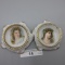 2 UM ES Germany portrait salt cellars. RARE! 1 Money