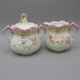 UM RS Prussia morning glory mold floral cream & set