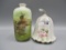RS Prussia bell and bottle vase w/ windmill