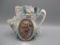 RS Prussia Iris variation scuttle mug w/ roses