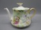 Hidden Image floral teapot w/ mums decor