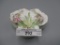 Embossed RS mark Orchid floral pin box