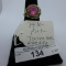 Ring-14K gold pink tourmaline, size 6.25
