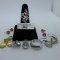 Assorted Costume Jewelry as shown - Rings & Earrings