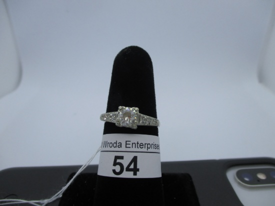 Ring-14K diamond, size 6.25