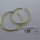 earrings-14K gold hoops