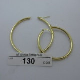 Earrings-14K gold hoop