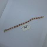 14K Gold bracelet w/ Tourmaline