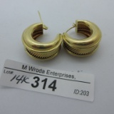 14K Gold Earrings