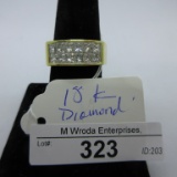14K Gold Ring - Diamond 9
