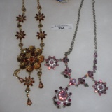 Assorted costume Jewelry as shown