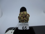 Ring-14K ruby, size 6.25