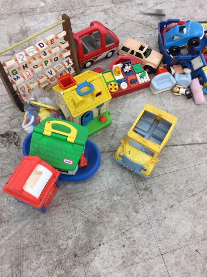 Little tikes,fisher price toy lot