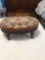 Needle point small oval stool