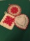 Red And White Pot Holders