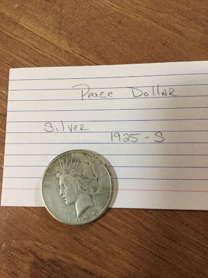 Peace Dollar - Silver 1925-S