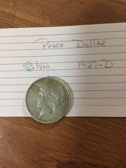 Peace Dollar Silver 1927-D