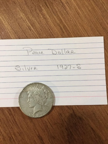 Peace Dollar Silver 1927-S