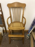 Cane Bottom Hi Chair