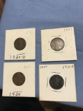 (4) Lincoln Head wheat Cents