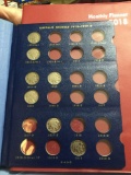 Partial set of Buffalo Nickels in Book
