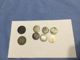 6 Canadian 5 cent coins- 2 Canadian 10 cents coins