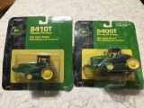 2 John Deere track tractors