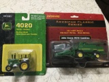 John Deere 4020 tractor John Deere 9510 combine