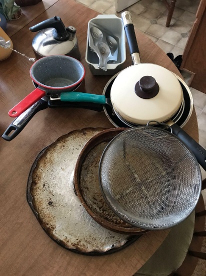 Misc old pans