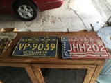 3 License plate sets