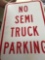 No Semi Truck Parking