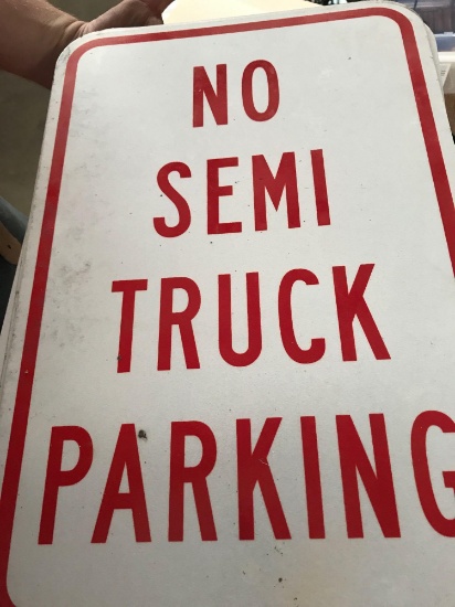 No Semi Truck Parking