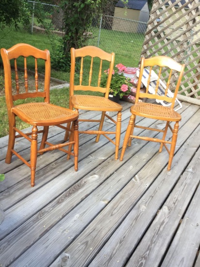 Cane Bottom Chairs