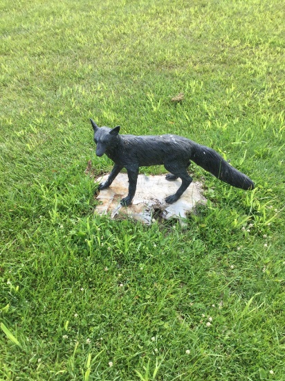 Bronze Fox Statue