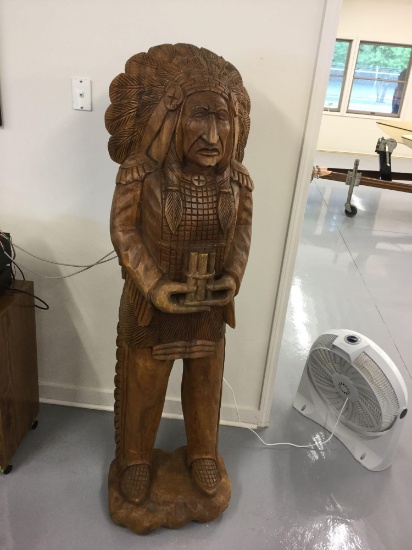 Indian arms down Wood