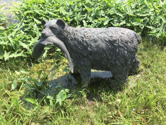 Bronze Bear Fountain