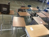 Broken desks