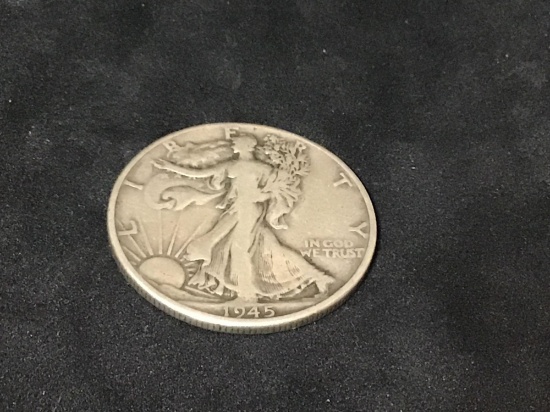 Silver walking liberty Half